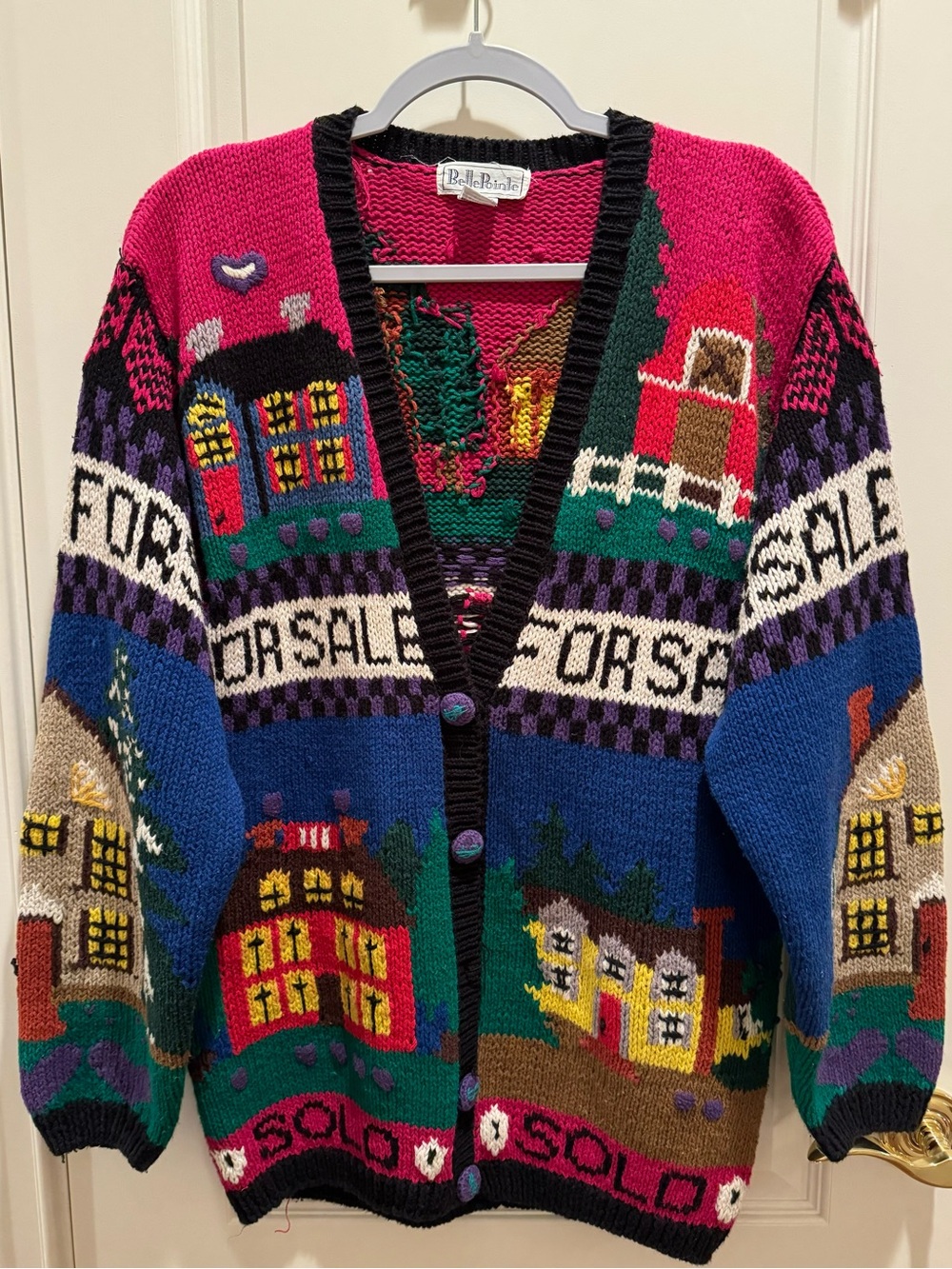 Women’s BellePointe Real Estate Home Sales Realtor Cardigan Sweater - Size M